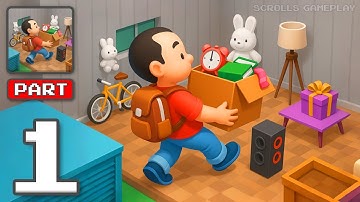 Pack The House - Gameplay Walkthrough Part 1 - Sort Stack And Pack (iOS, Android)