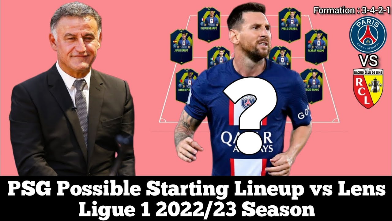 PSG Possible Starting Lineup vs Lens ► Ligue 1 2022/23 Season ● HD