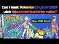Johto remake! Can you beat Pokemon Crystal DUST with Advanced Nuzlocke Rules? (ROM hack Challenge)