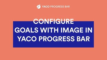 Configure goals with image in Yaco Progress Bar