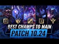 3 BEST Champions To MAIN For EVERY ROLE in Patch 10.24 - League of Legends Preseason 11