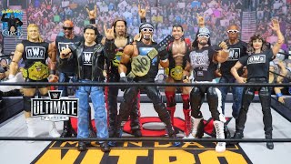 WWE Mattel Ultimate Edition nWo Eric Bischoff & WCW Monday Nitro Ring Unboxing Review!