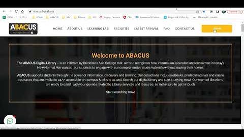 ABACUS Digital Library Platform: How to access Vital Source eBooks (Pearson & Cengage)
