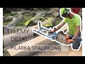 JAK UCIĄĆ DESKE PILARKĄ SPALINOWĄ? Mały Przenośny Trak Spalinowy