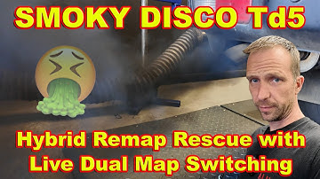 SMOKY Disco Td5 Hybrid Turbo dyno setup with Dual Map Switching