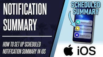 How to Set Up Scheduled Summary For Notifications on iPhone (iOS)