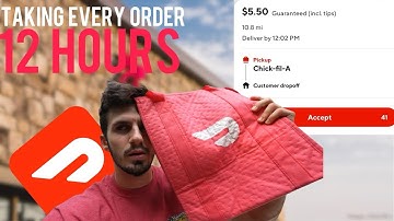 Taking Every DoorDash Order For 12 Hours Straight… In 2025