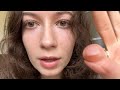 ASMR plucking your negative energy (close up personal attention)