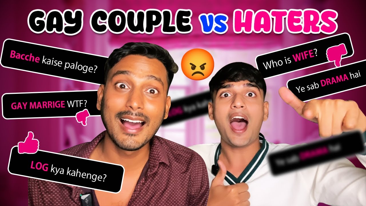 Indian 🇮🇳 Gay Couple Reacts to Hate & Toxic Comments 😡 | Mr & Mr Rohit