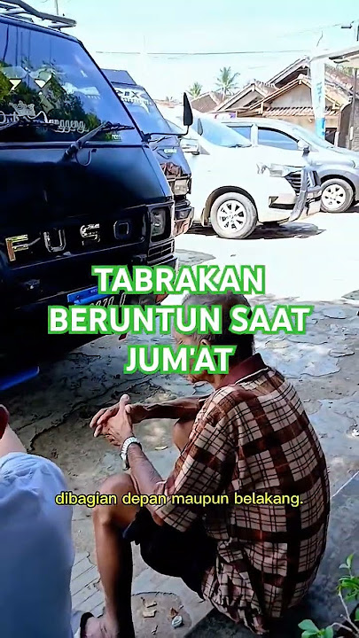 Breaking news. Tabrakan beruntun 4 kendaraan dalam suasana idul adha.#lakalantas #newsupdate