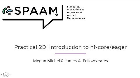 Introduction to nf-core/eager - SPAAM Summer School: Introduction to Ancient Metagenomics (2022)