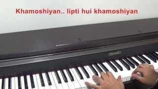 Khamoshiyan (Arijit Singh) Piano Cover By Angad Kukreja chords