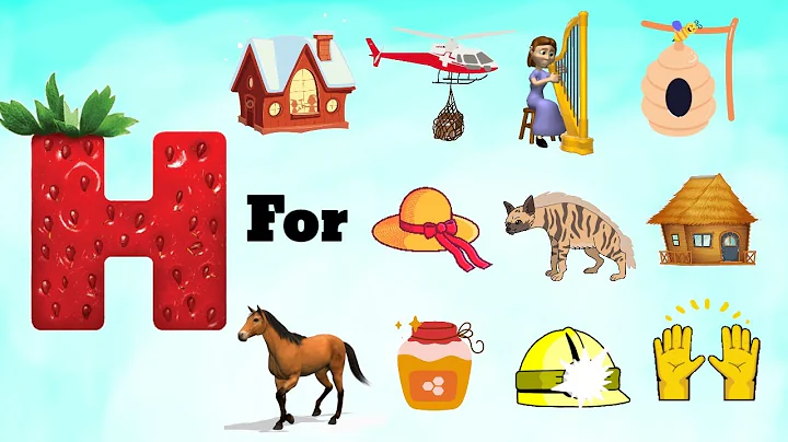 Letter H song | words that starts with letter Hh | alphabet song