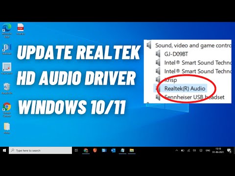 Video: ¿Cómo actualizo Realtek High Definition Audio?