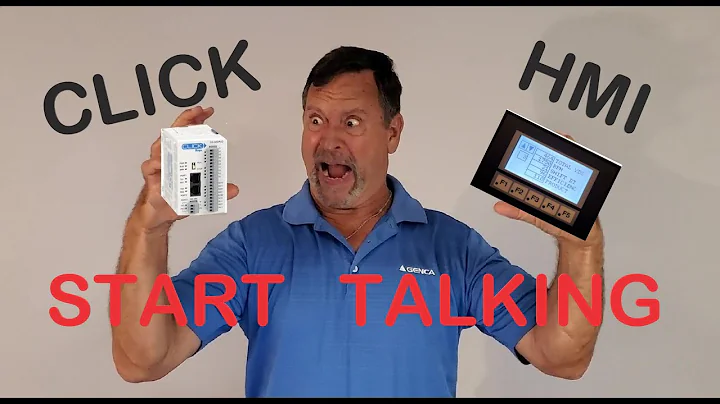 Connect Click PLC to C-More HMI, step by step. (CLICK 10) Open box and start from scratch.