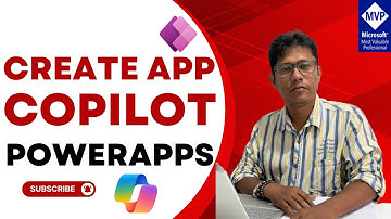 How to Create an app using Microsoft Copilot in Power Apps | Create Power Apps App using Copilot