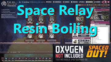 Space Automation Relay. Resin Boiling Ice World Death Laboratory ep 26 Oxygen Not Included