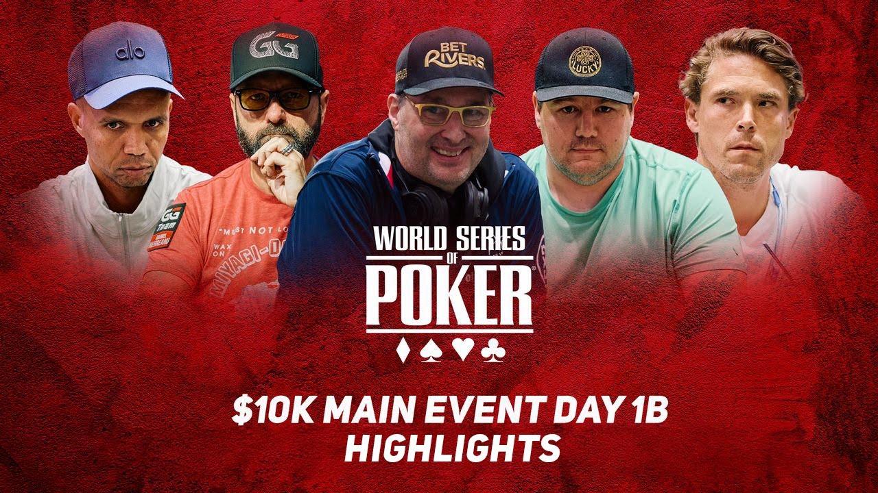Daniel Negreanu & Phil Hellmuth at WSOP Main Event! Day 1B Highlights!