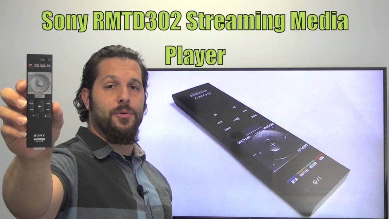 SONY RMTD302 Streaming Media Player Remote Control YouTube