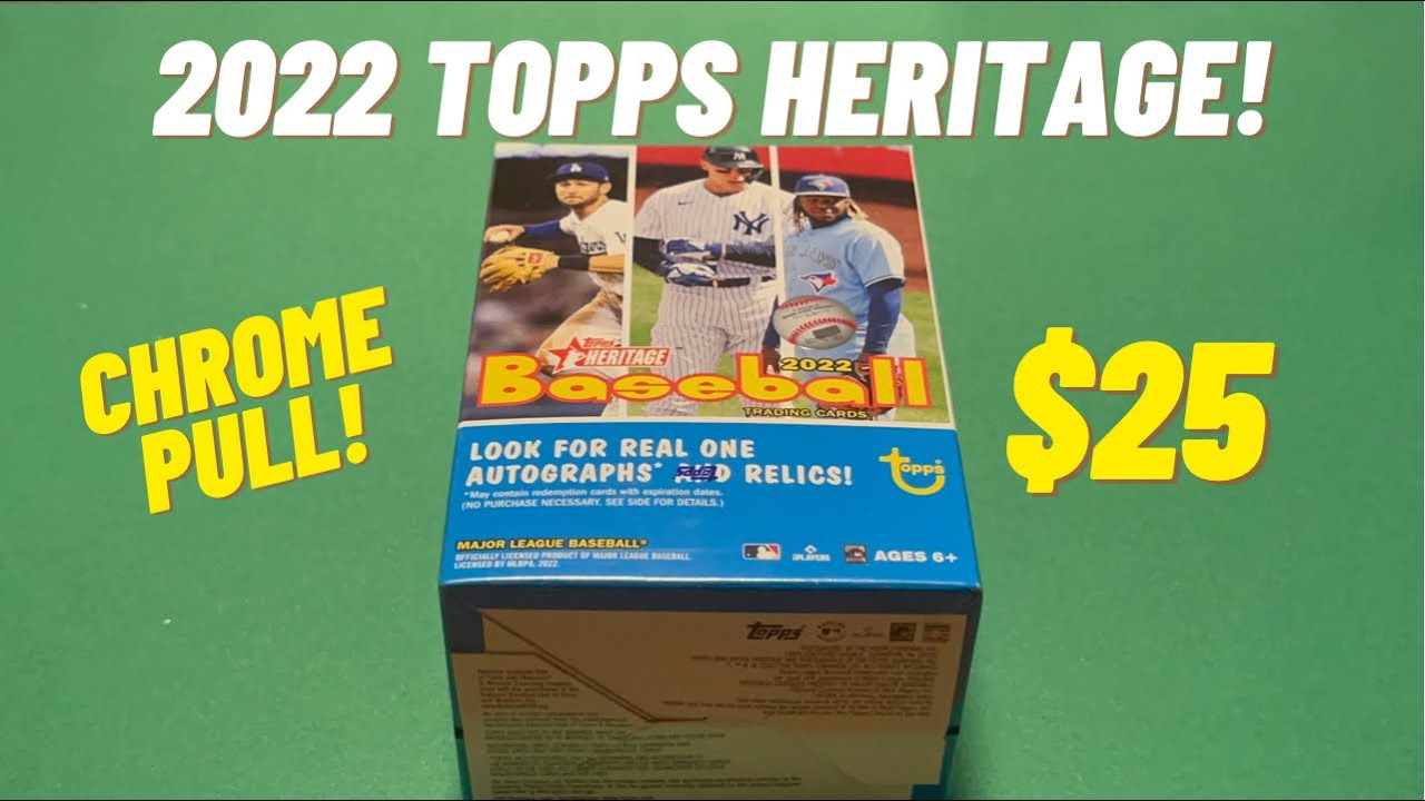 2022 Topps Heritage Baseball Blaster Box Opening Review! NICE 