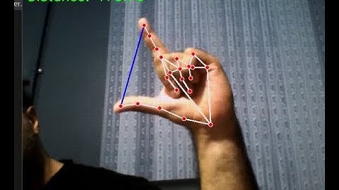 Real-time Hand Distance Measurement by Matin Kafashian