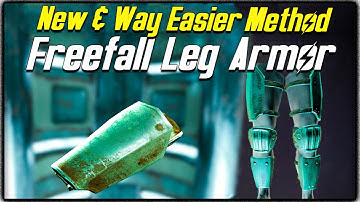 Fallout 4 NEW EASY METHOD TO GET FREEFALL LEG ARMOR! Rarest Item in the Game!