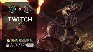 Twitch Jungle vs Vi - NA Grandmaster Patch 14.4