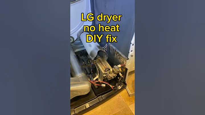 LG dryer not heating? Fix it yourself #appliancerepair #orangecounty #dryerrepair