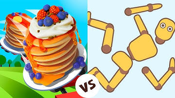 Pancake Run vs Ragdoll Break – The Most Addictive ASMR Gameplay Showdown on Android & iOS!