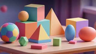 Learning Shapes for Kids: Circle, Square, Triangle & More! @happykids-K7K#learning#EducationalVideo