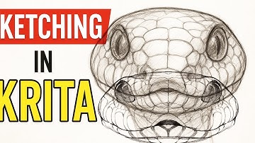 animal painting in krita | #SKETCHES