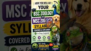 Get your Bsc and MSc Zoology course completed in super easy language