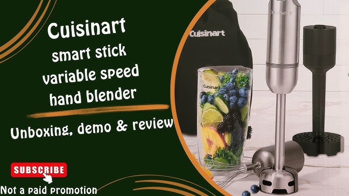 Cuisinart Variable Speed Immersion Blender with Food Processor - Thorough  Review 