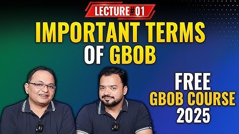 Important terms P1 | Free GBOB Course Lecture 1| Guest Posting Full Course by Shahzad Ahmad Mirza
