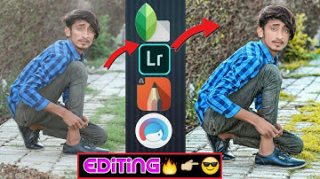 How to use photo editing Snapseed lightroom Autodesk facetune  professional editing