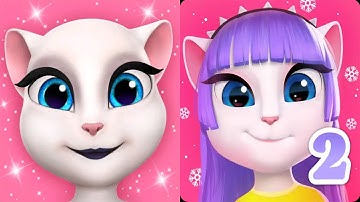 New UpDate My Talking Angela vs My Talking Angela 2 Gameplay