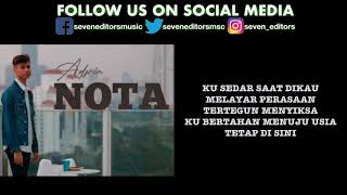 ADZRIN - Nota (Versi Pop Ballad) (Remake)