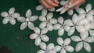 DIY: Bunga Mudah Dibuat dari Sendok Plastik {MadeByFate} #294