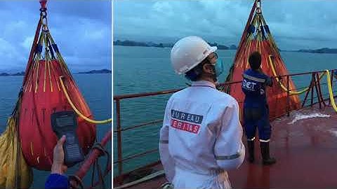 SHIP REPAIR IN VIETNAM - LOAD TEST CRANE