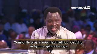 PRAY WITHOUT CEASING-MY FATHER IN THE LORD SENIOR PROPHET TB JOSHUA