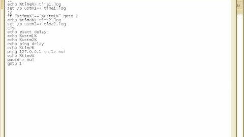 exact delay in batch