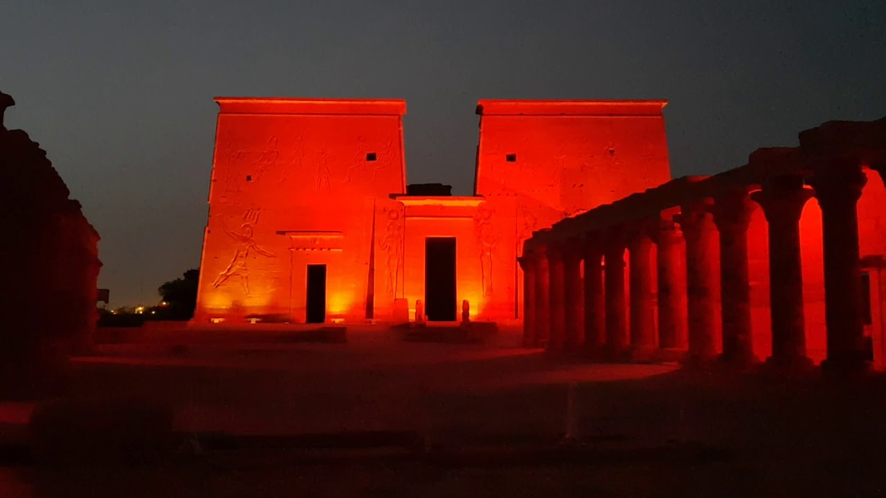 Philae Temple Egypt Sound And Light Show - Part 1