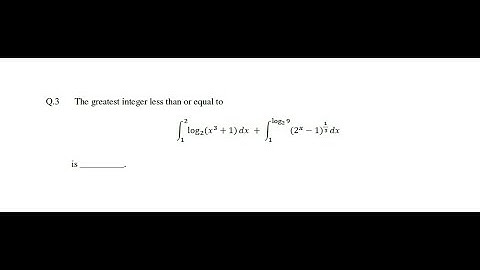 JEE Advanced 2022 | Previous Year Questions (PYQ) | Definite Integral Q3