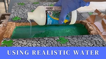 Using Realistic Water by Woodland Scenics