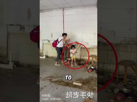 Woman Cleans Her