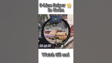 New 3-Line Sniper 👑 in codm #codm