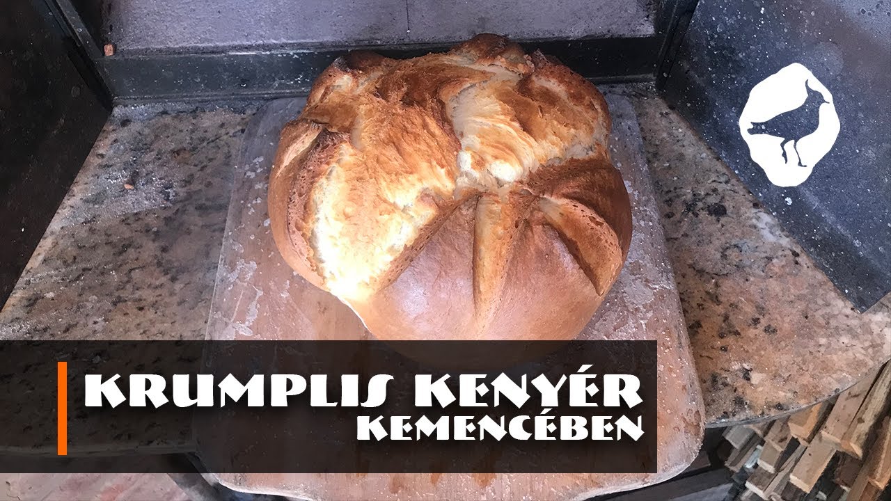 Krumplis kenyér kemencében