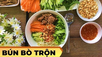 BÚN BÒ TRỘN NAM BỘ thanh mát, hấp dẫn với cách làm đơn giản | Mixed beef noodle