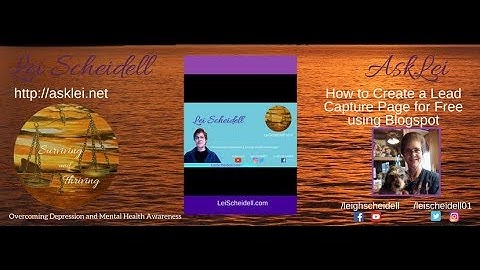 How To Create A Lead Capture Page for Free Using Blogspot