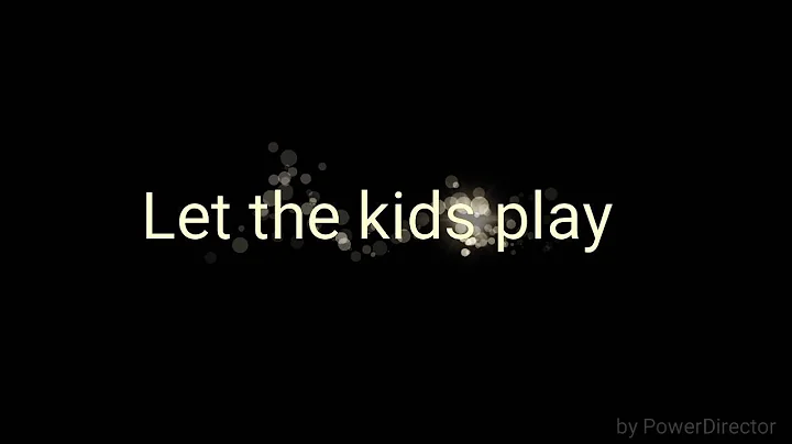 Let the kids play